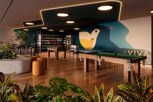 Salão de jogos e lounge do Viva Paineiras, em Paulista — Pernambuco